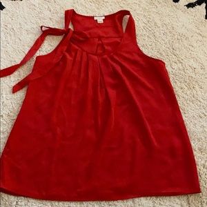 JCrew Factory Tank Top with Tie Detail